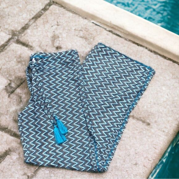 BECCA Other - BECCA NWT WOMENS SMALL PANTS SWIMSUIT COVER UP WIDE OPEN SLIT LEG SHEER